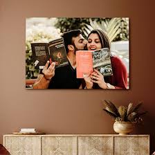 Personalised Canvas Photo Framed Prints Multiple Photos Canvas, Large Gallery Wrapped