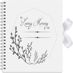 Personalised Funeral Memory Book