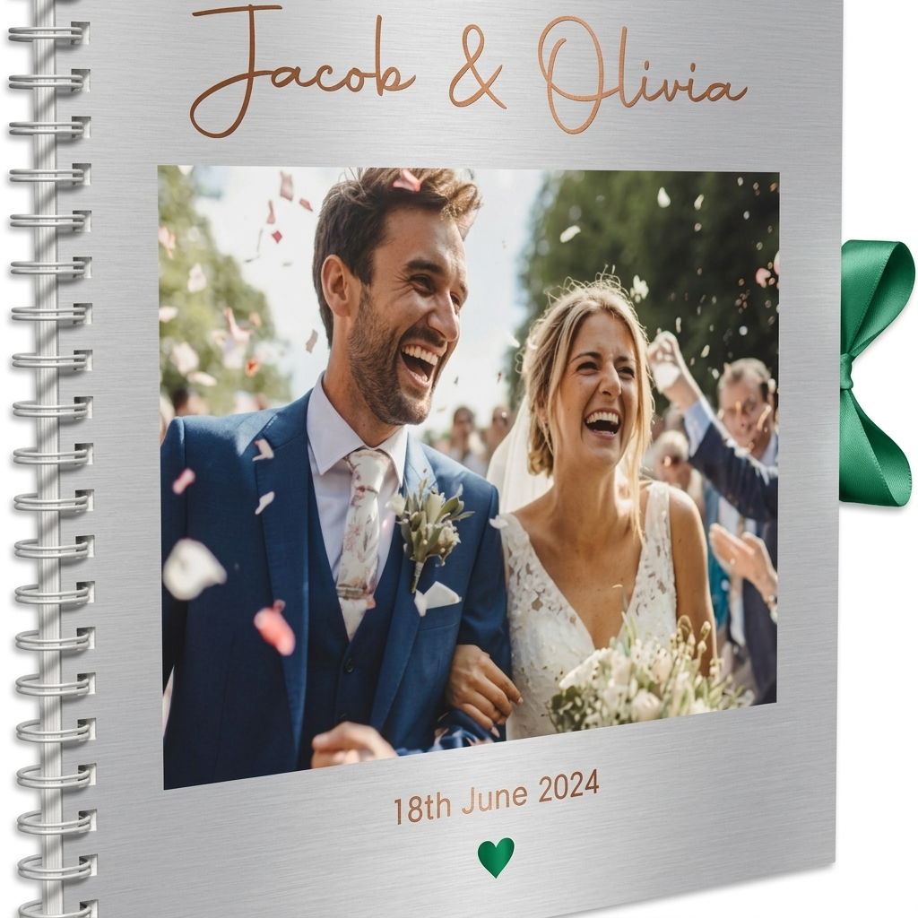 Personalised Photo Wedding Guest Book