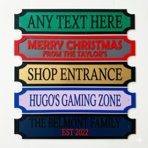 Personalised Street Road Signs Weatherproof House Name