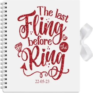Personalised Hen Party Guest Book for Bride To Be