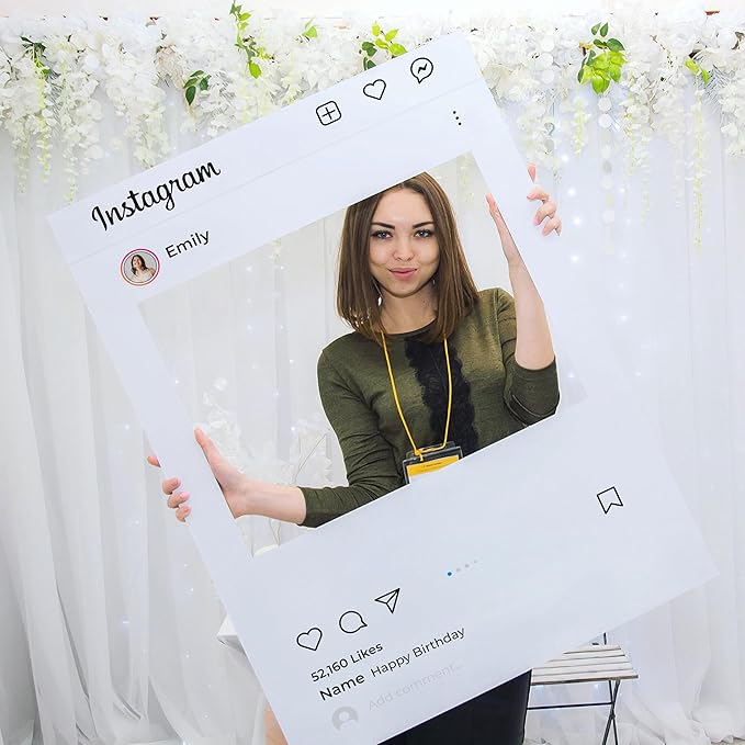 PickNPrint Personalised Selfie Frame Photo Booth - Image 3