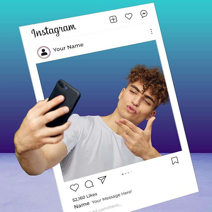 PickNPrint Personalised Selfie Frame Photo Booth - Image 2