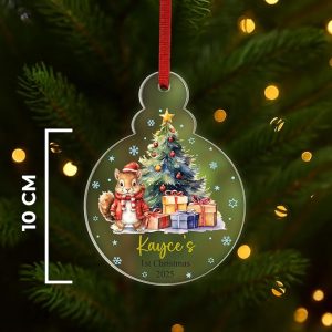 Personalised Christmas Bauble Baby’s First Xmas Tree