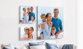Personalised Canvas Photo Framed Prints Multiple Photos Canvas