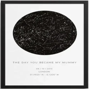 Personalised Star Map Gift for Mum UK